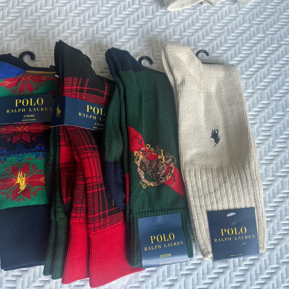 NWT Polo Ralph Lauren socks 6 pair